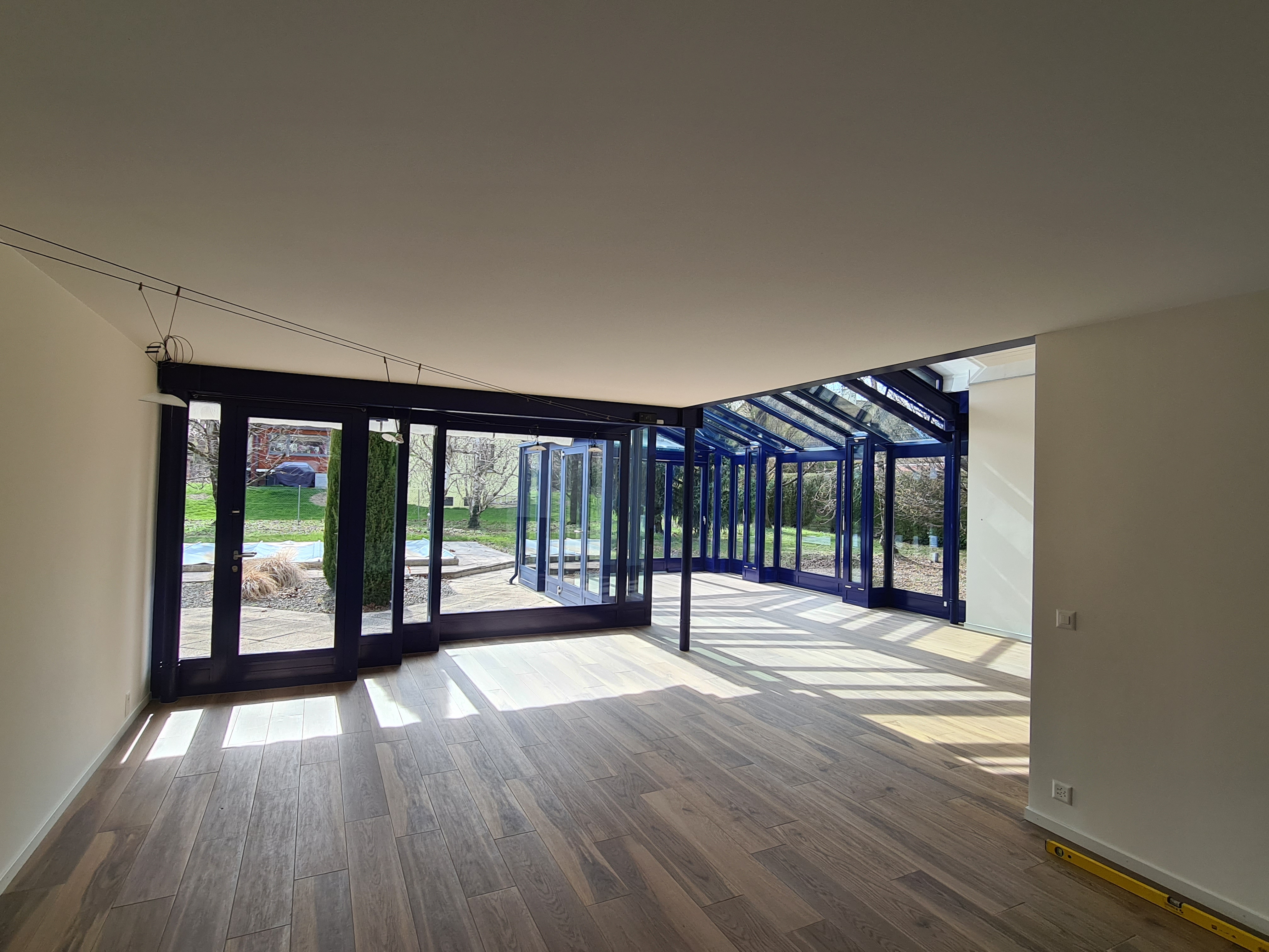 Vue dégagée après travaux